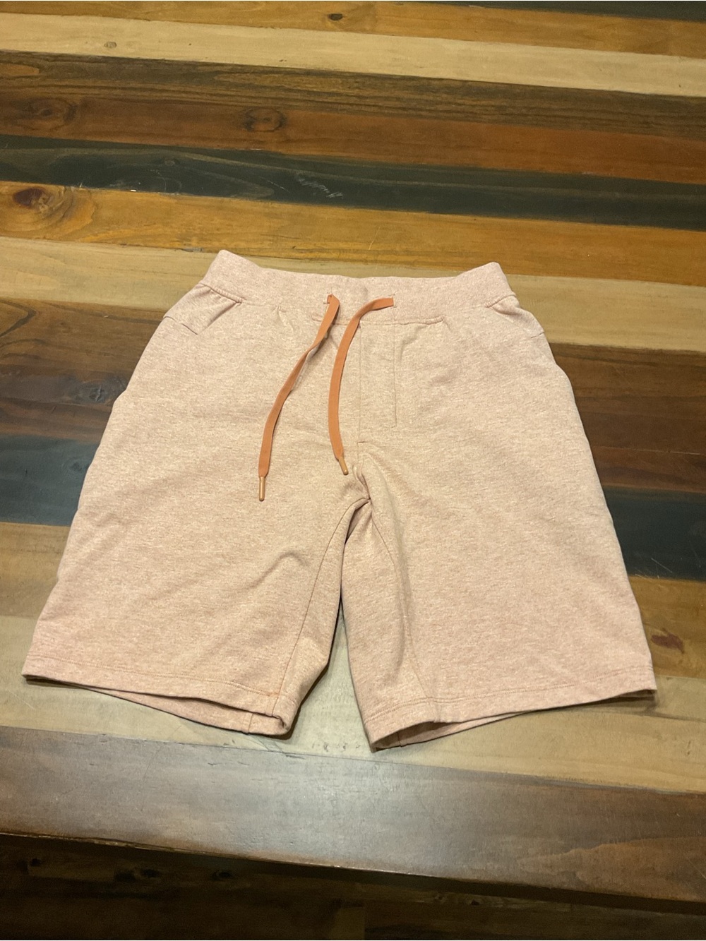 Lululemon Men's City Sweat Shorts 9" French Terry Heathered Sedona Sunset S -L8